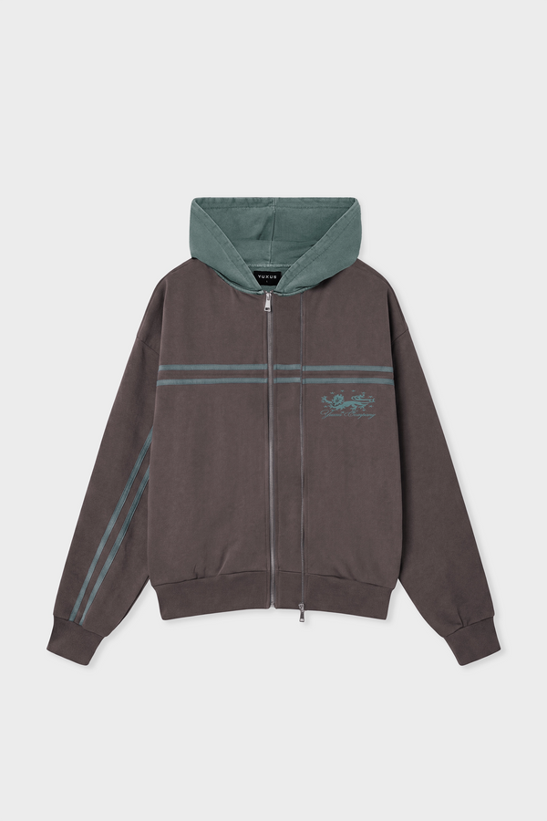 ELDOR "MEMORIES" ZIP DARK BROWN