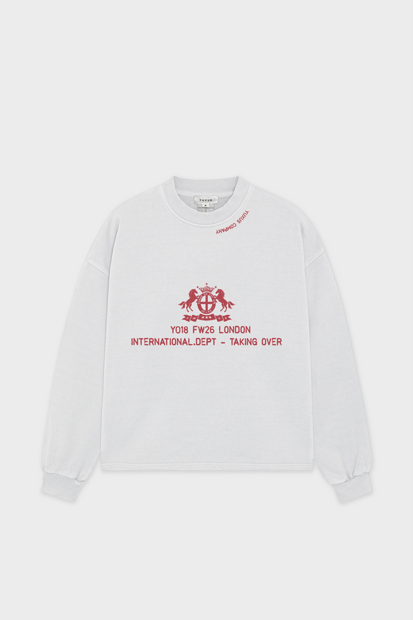 CRISP CREWNECK OFF WHITE
