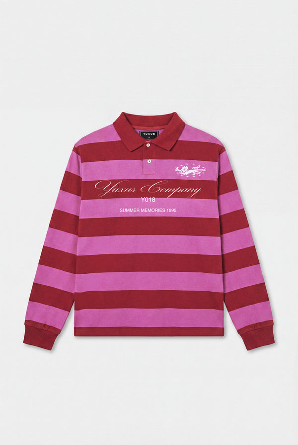 FLEUR "MEMORIES" POLO RED