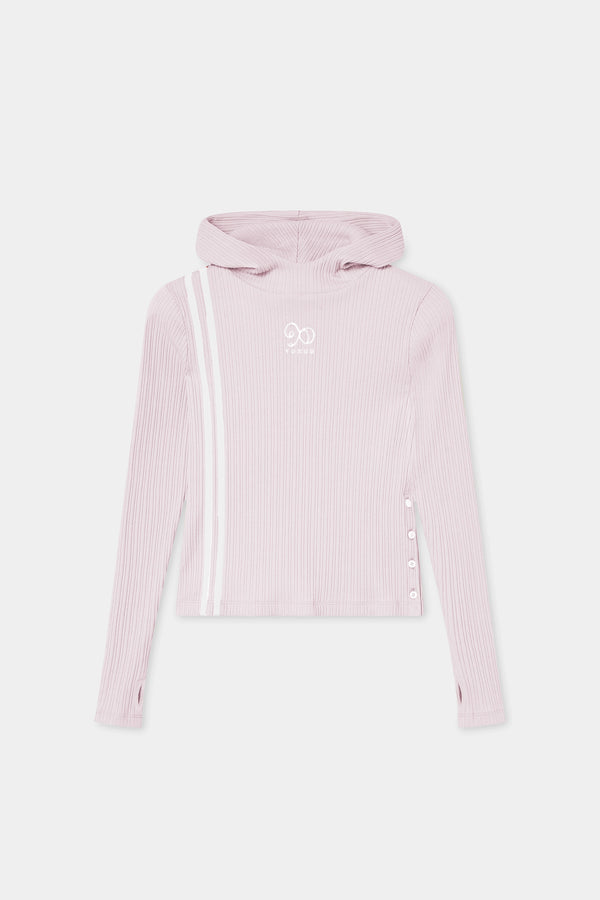 GREIGE HOODIE PINK
