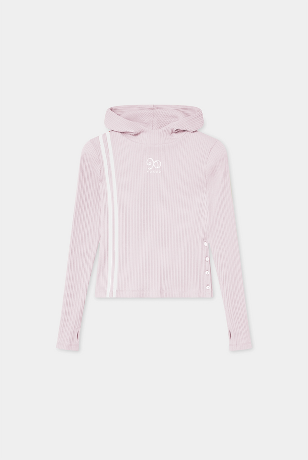 GREIGE HOODIE PINK