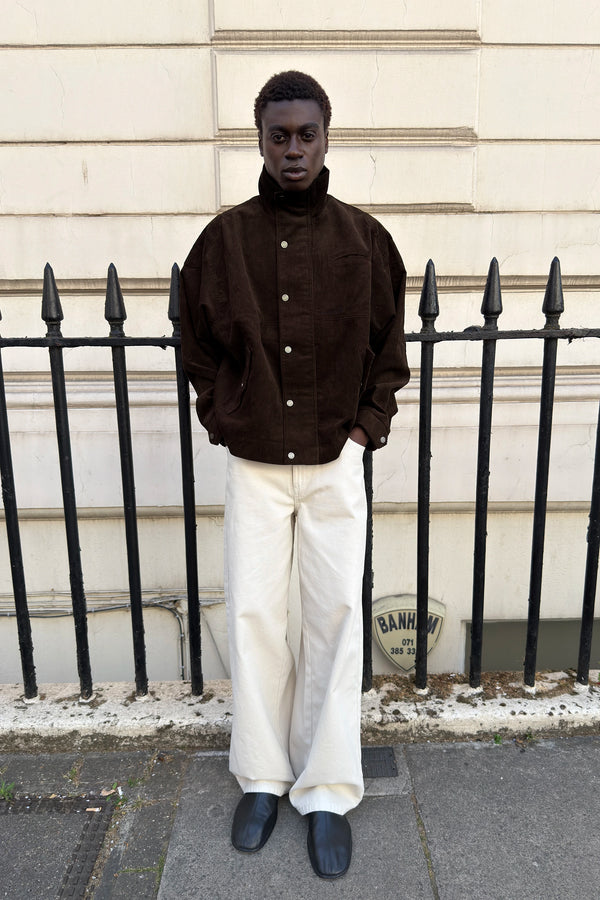 CHELSEA CORDUROY JACKET BROWN