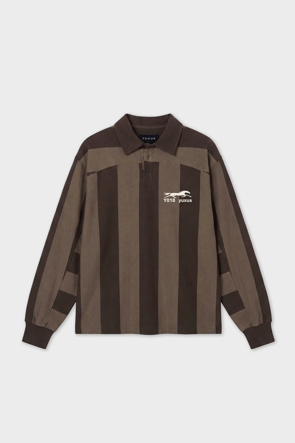 LOAM "LOWERCASE" POLO BROWN