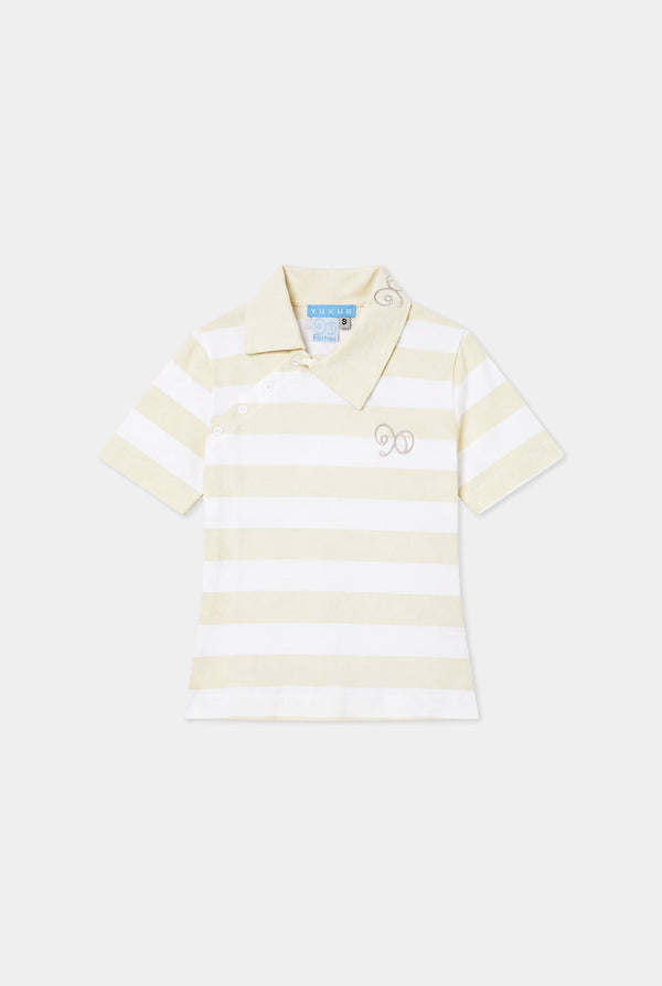 MAIZE POLO STRIPES LIGHT YELLOW