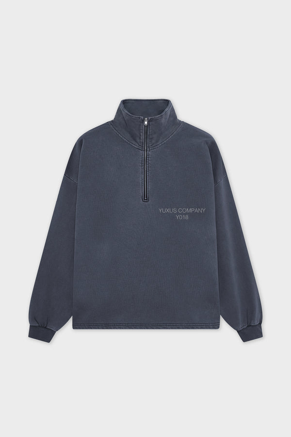 MURK "MEMORIES" HALF ZIP DARK GREY