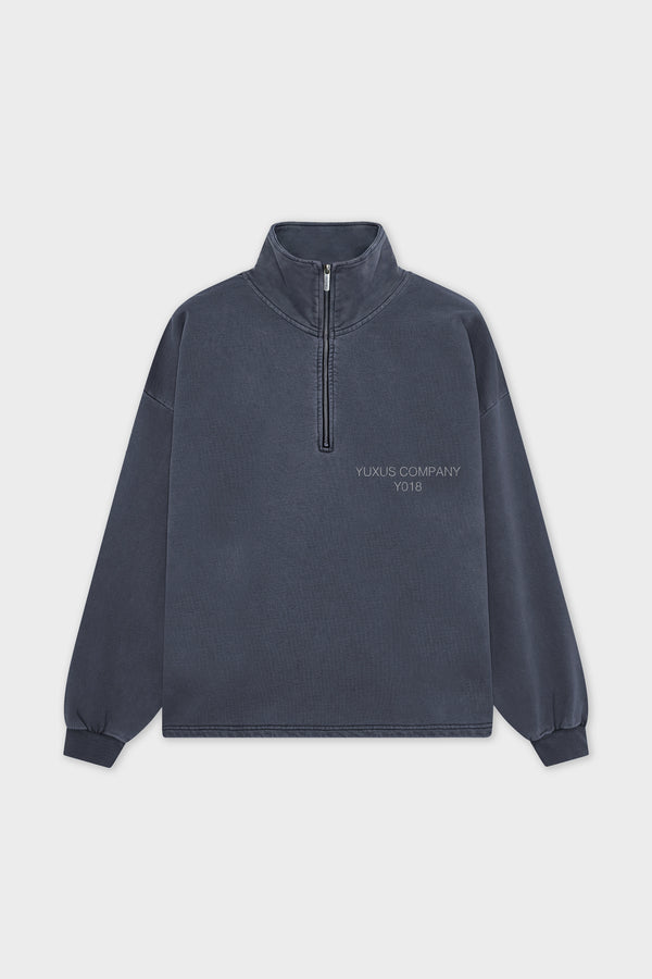 MURK "MEMORIES" HALF ZIP DARK GREY