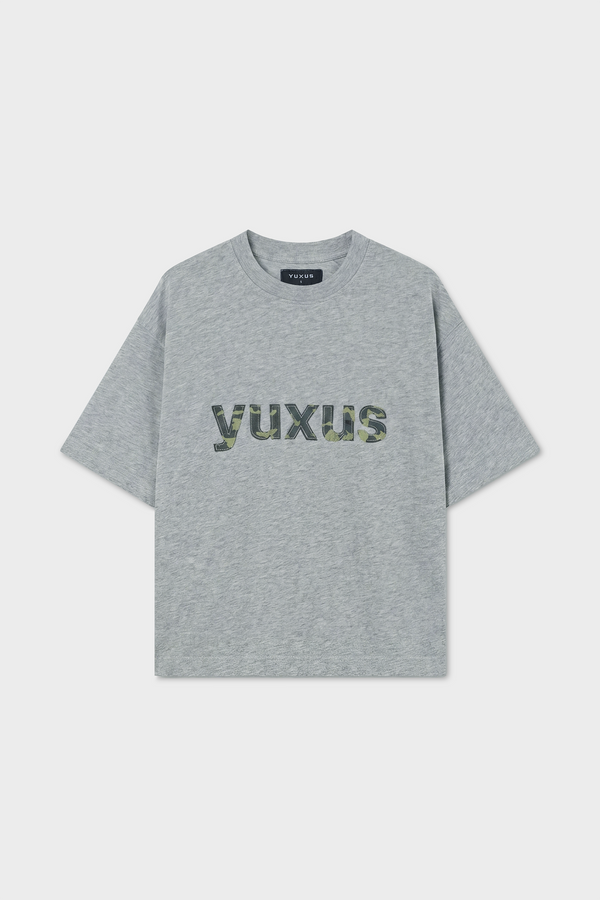 SMOKE "LOWERCASE" T-SHIRT GREY