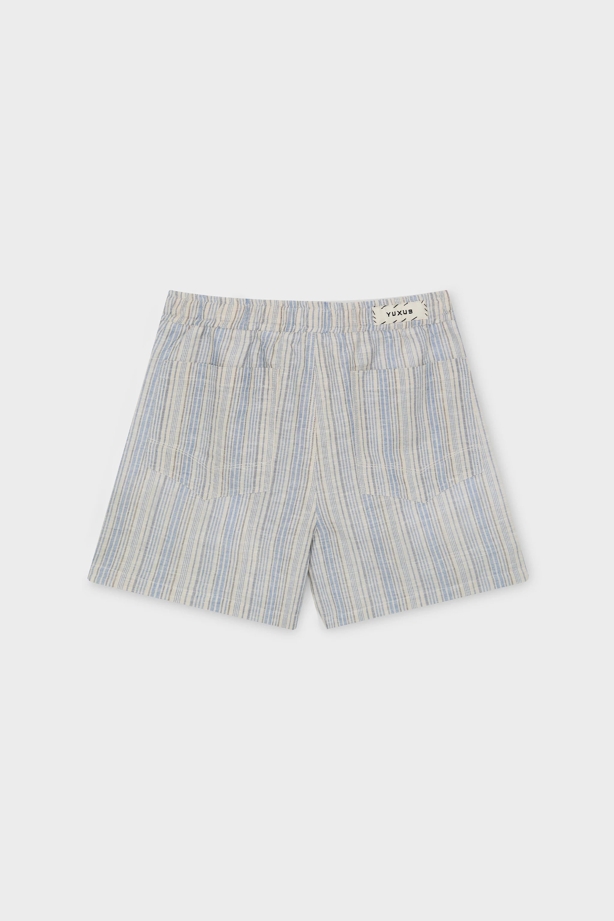 STRIATA "LINEN" SHORTS