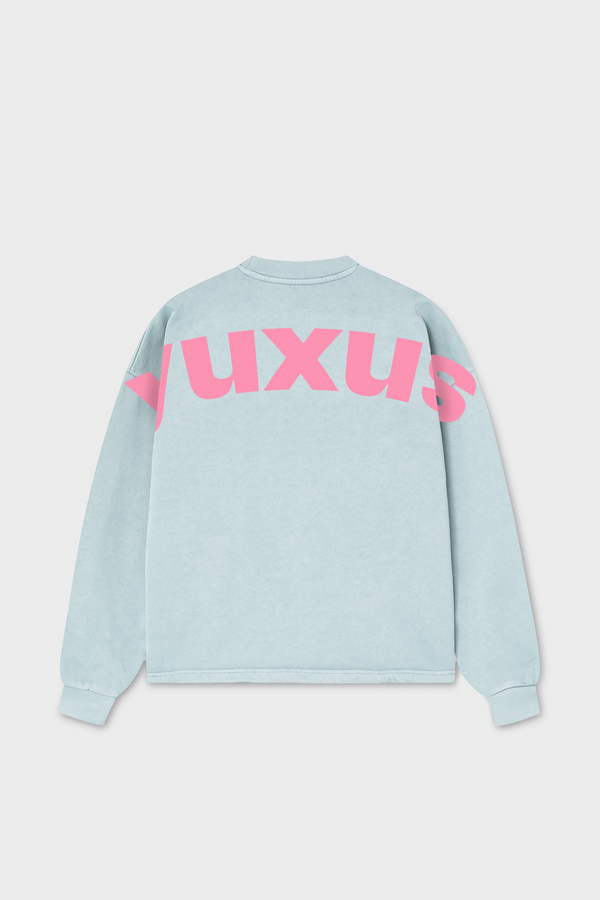 TANG "LOWERCASE" CREWNECK LIGHT BLUE