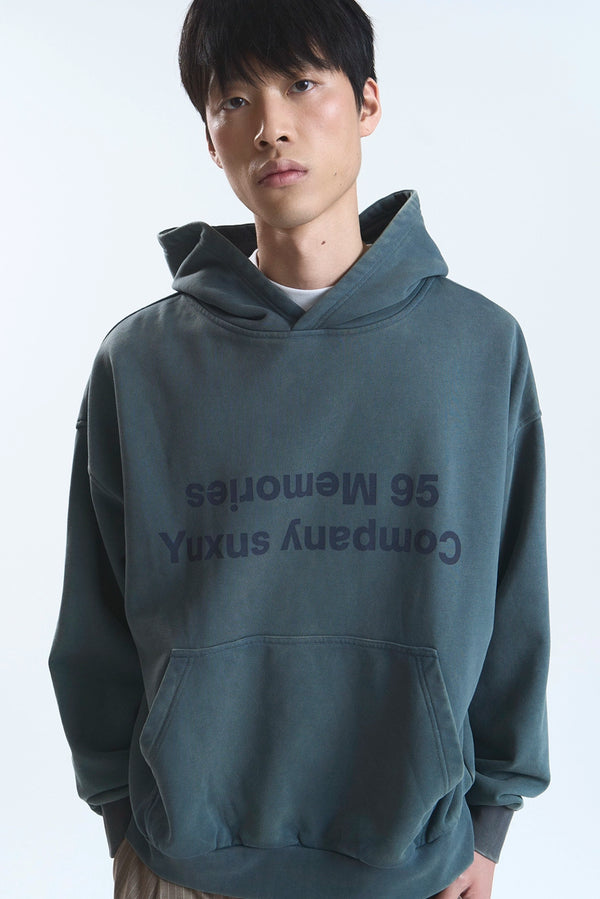 LEAF "MEMORIES" HOODIE DARK GREEN