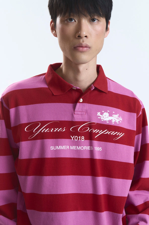 FLEUR "MEMORIES" POLO RED
