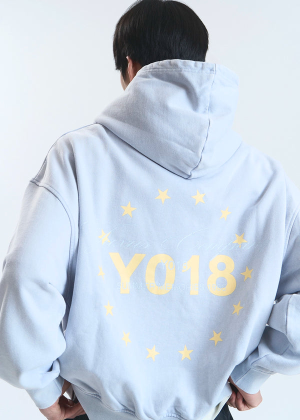 FLOW "MEMORIES" HOODIE LIGHT BLUE
