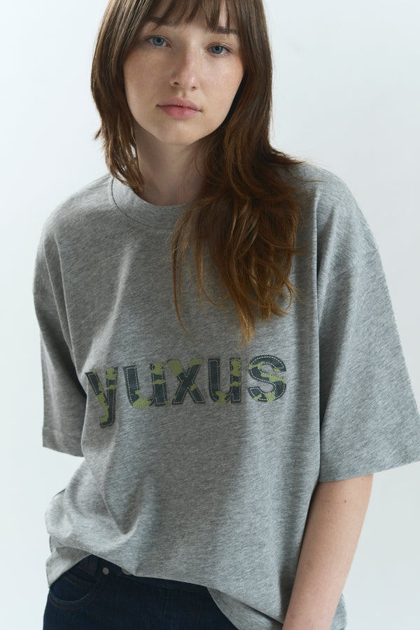 SMOKE "LOWERCASE" T-SHIRT GREY