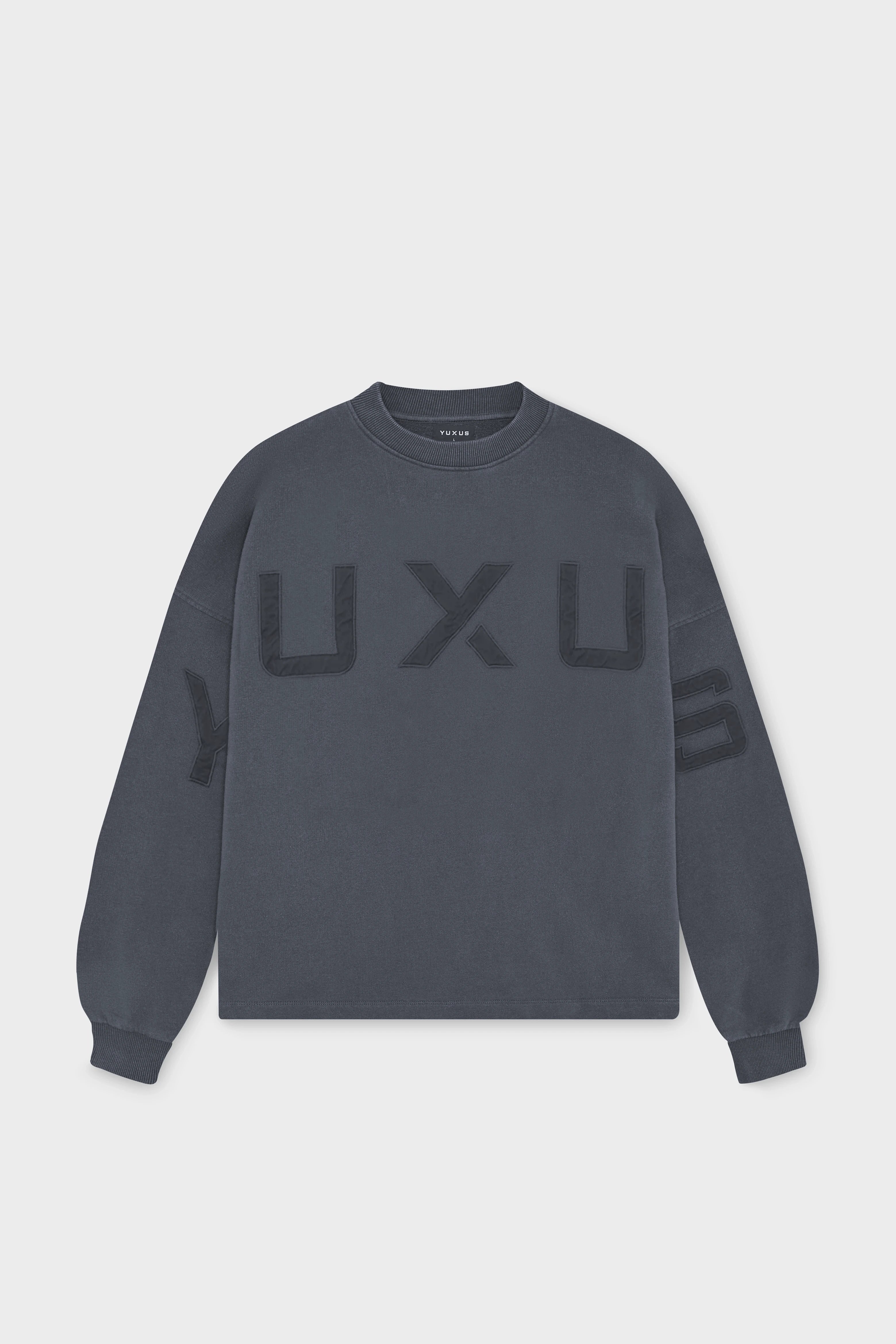 トップス ACKA. shirt docking sweat dark gray トップス ACKA. shirt docking sweat dark gray shirt docking