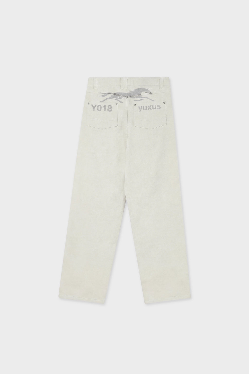 WASH "LOWERCASE" PANTS BEIGE