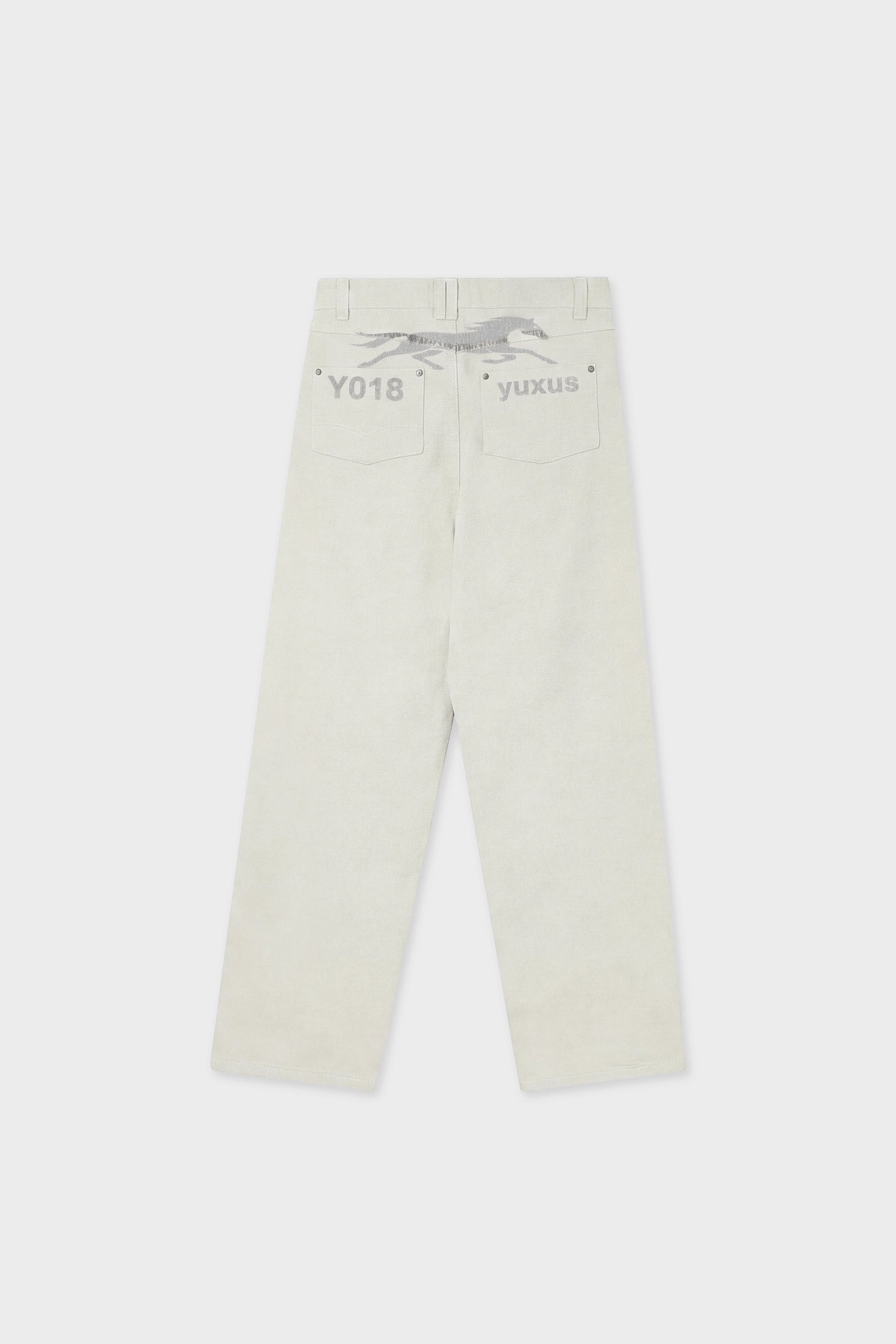 WASH "LOWERCASE" PANTS BEIGE