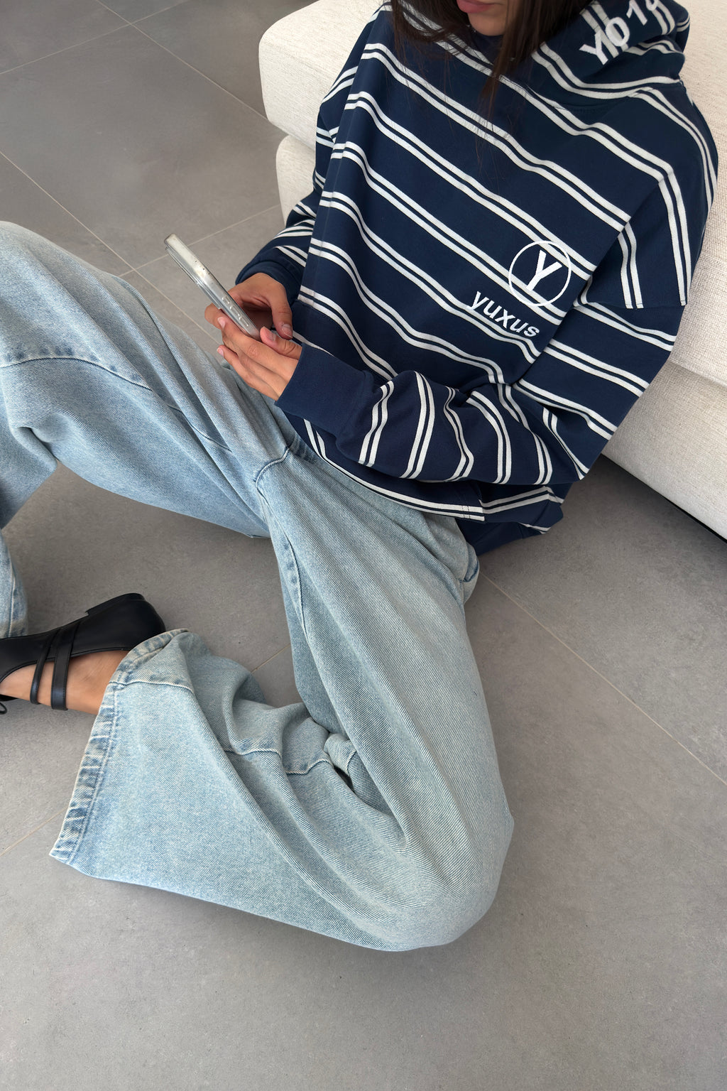 ARC "LOWERCASE" HOODIE BLUE