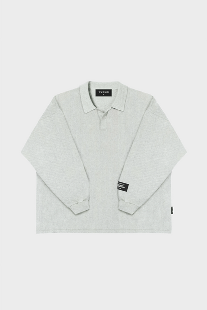 OSLO "GRAYSCALE" KNITTED POLO