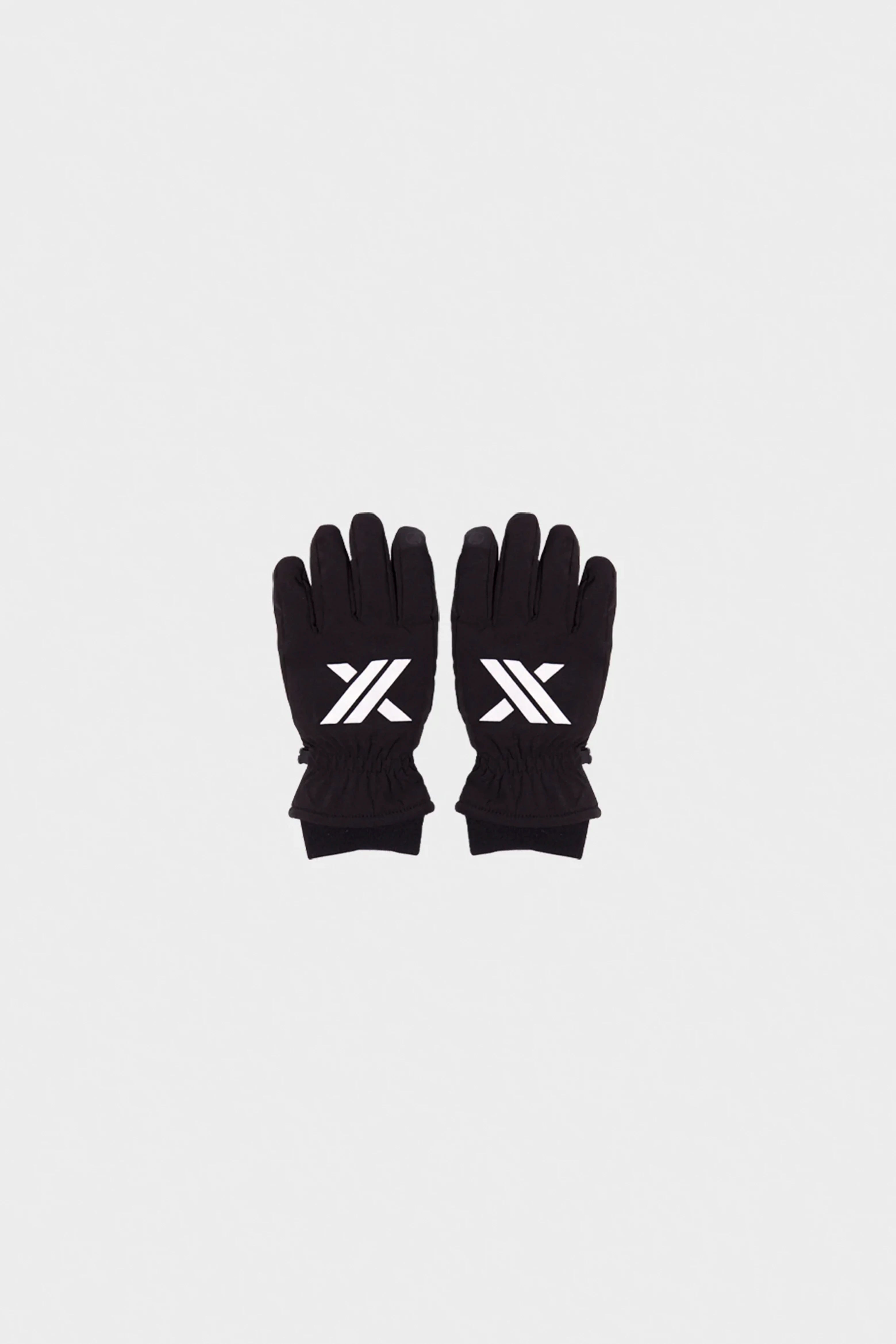 BLACK "ATLAS" SKI GLOVES