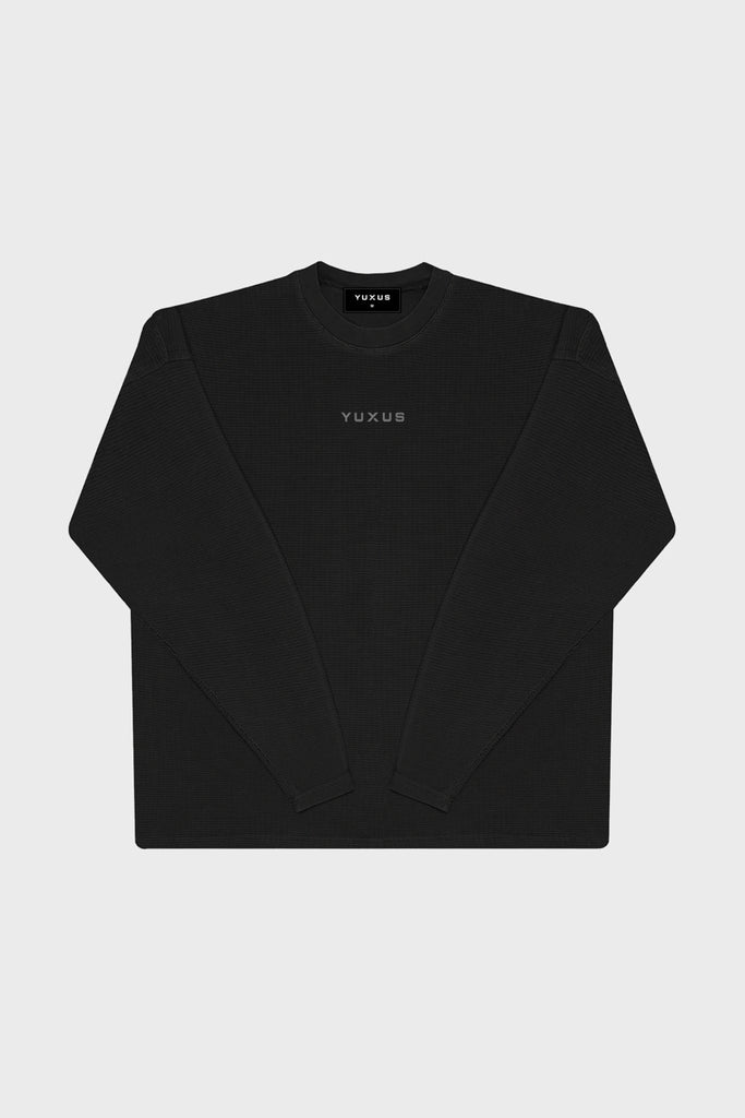 【HI FI FNK】Posty Cut Waffled Longsleeve DUST