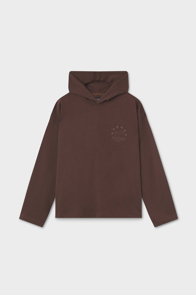 CHOCOLATE "WINDY" HOODIE