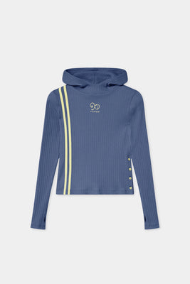 GREIGE HOODIE NAVY
