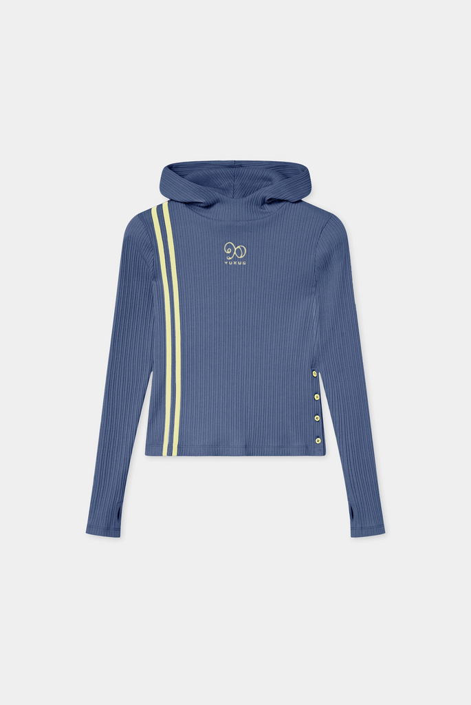 GREIGE HOODIE NAVY