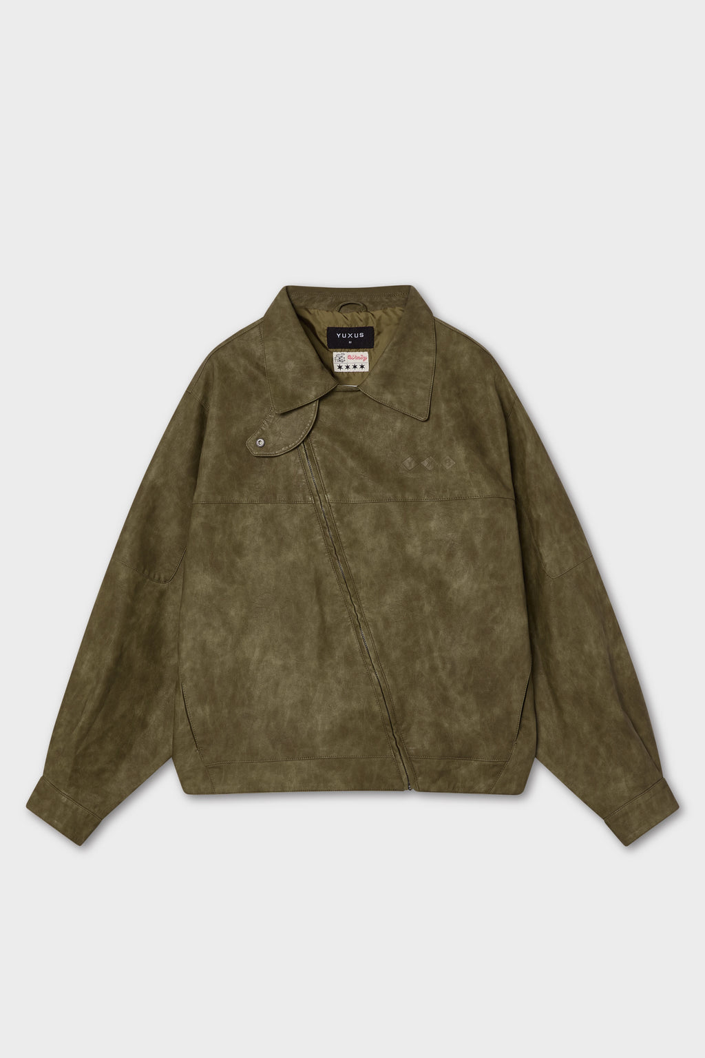 MOCHA "WINDY" PU LEATHER JACKET