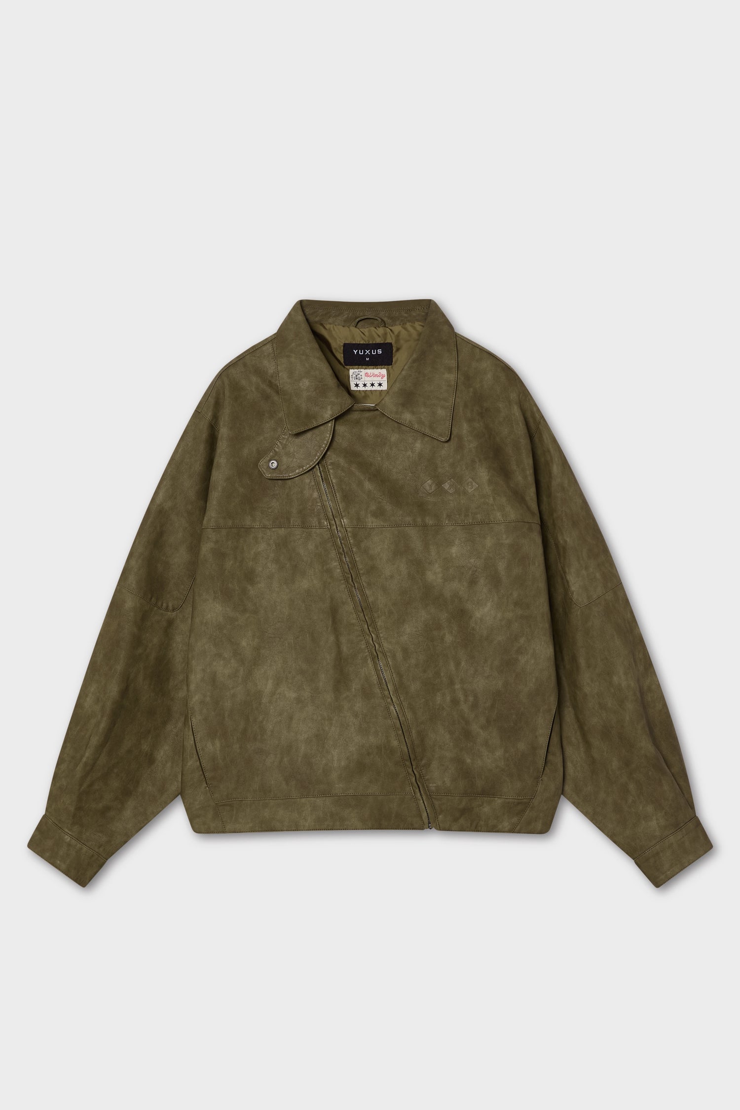 MOCHA "WINDY" PU LEATHER JACKET