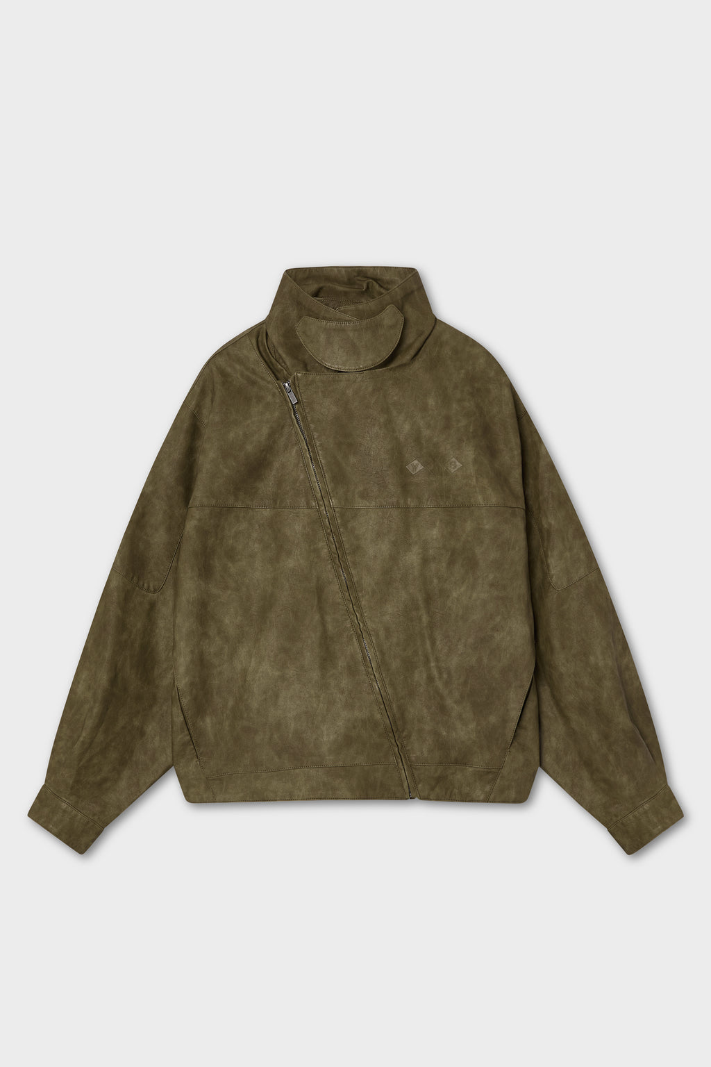 MOCHA "WINDY" PU LEATHER JACKET