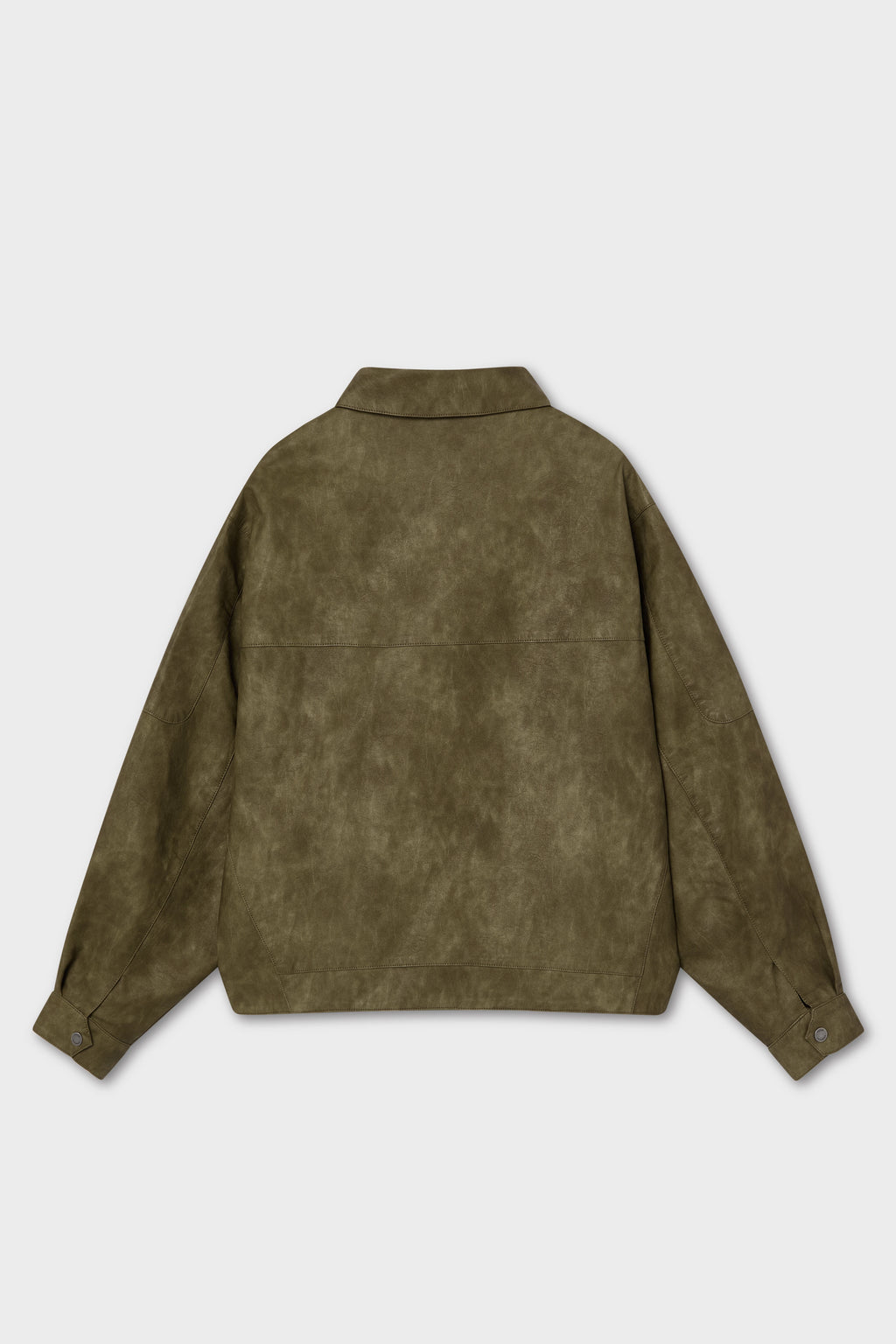 MOCHA "WINDY" PU LEATHER JACKET