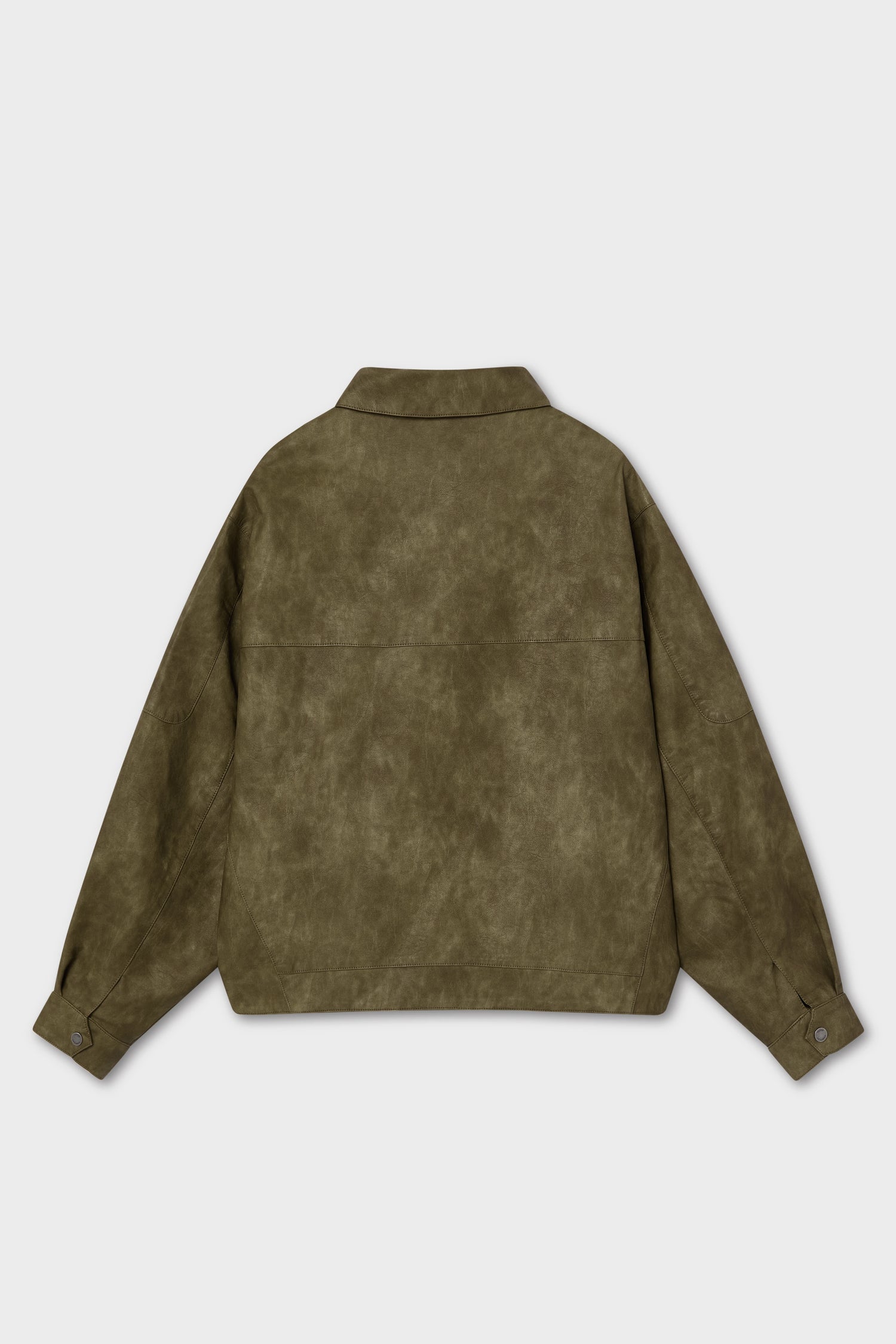 MOCHA "WINDY" PU LEATHER JACKET