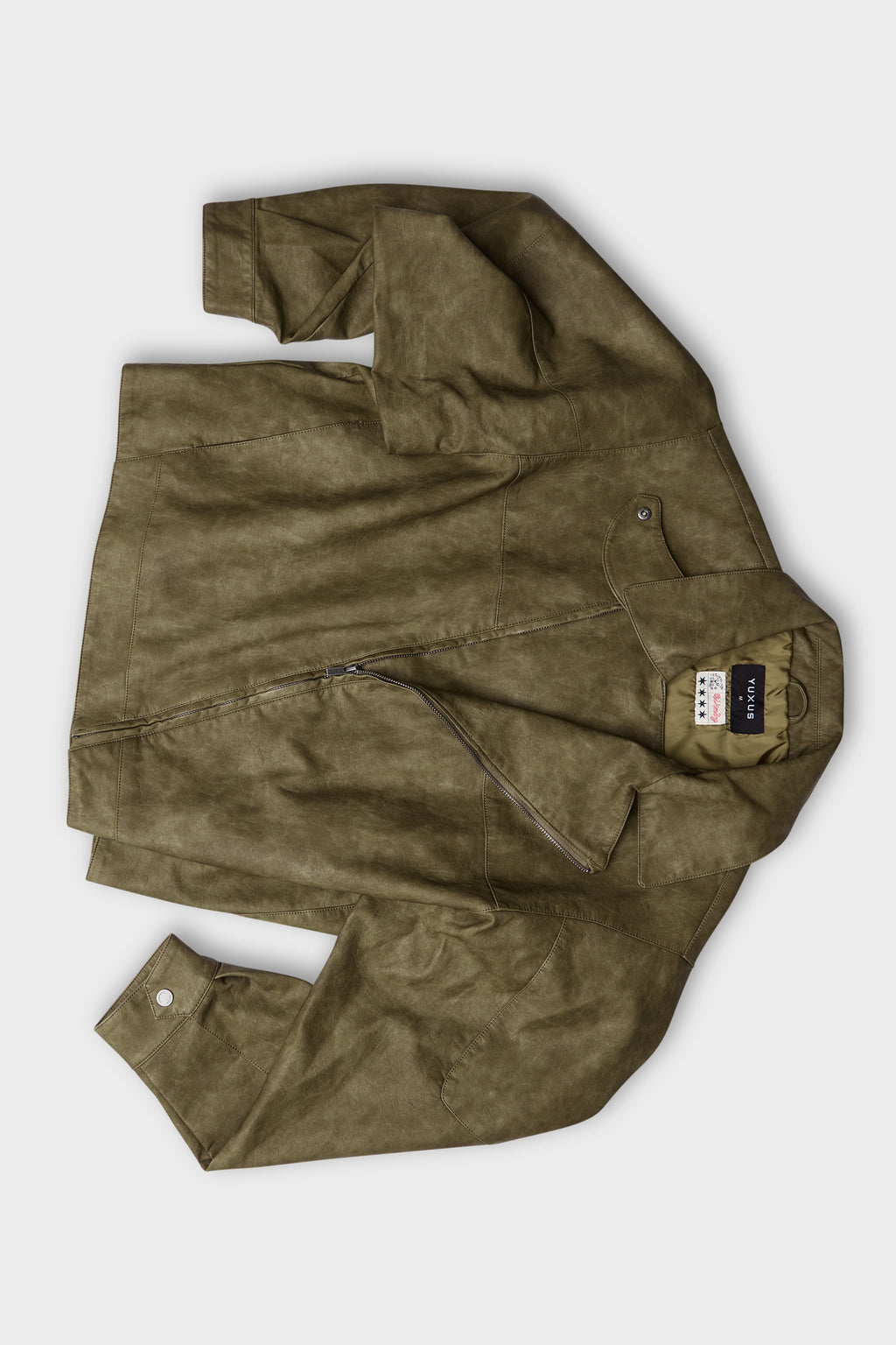 MOCHA "WINDY" PU LEATHER JACKET