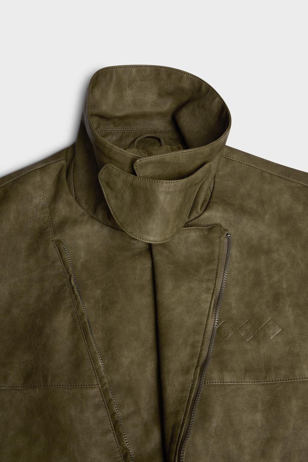 MOCHA "WINDY" PU LEATHER JACKET