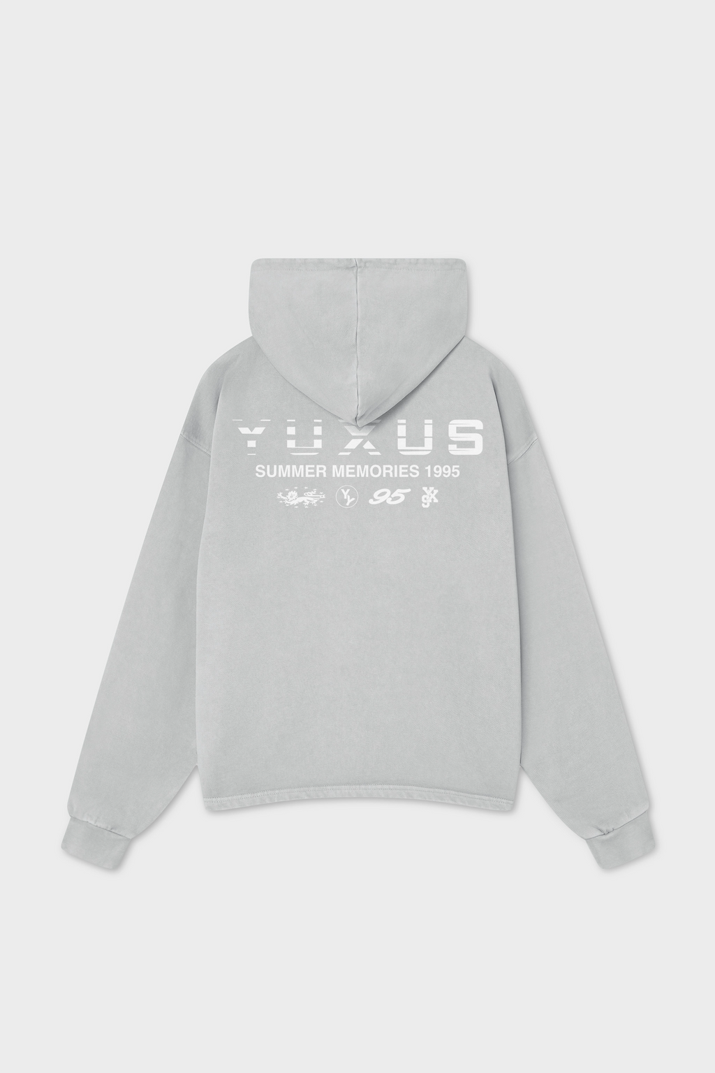 MORT "MEMORIES" HOODIE LIGHT GREY