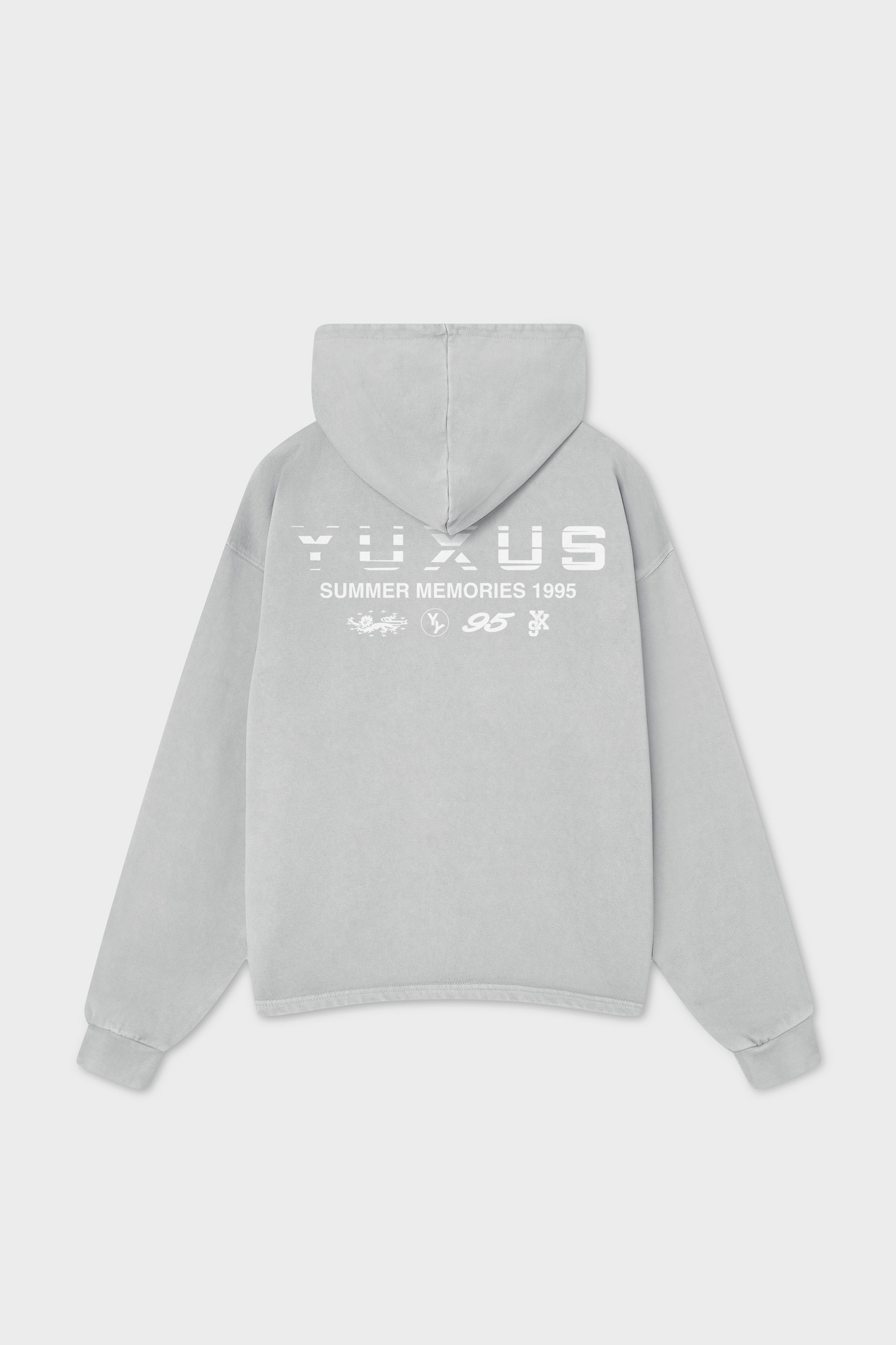 MORT "MEMORIES" HOODIE LIGHT GREY