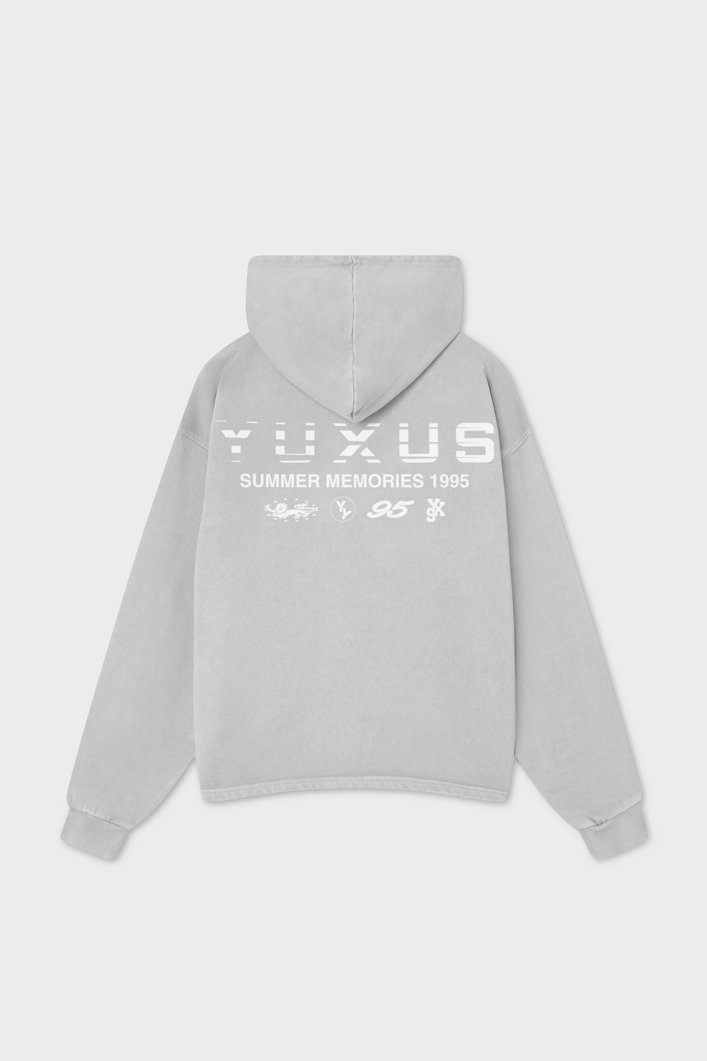 MORT "MEMORIES" HOODIE LIGHT GREY
