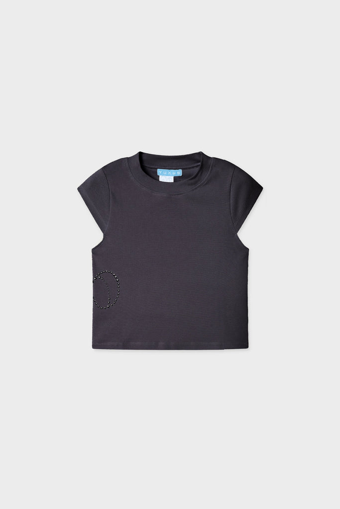 GLOW TOP DARK GREY