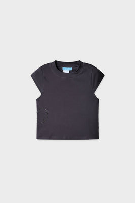 GLOW TOP DARK GREY