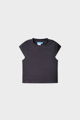 GLOW TOP DARK GREY