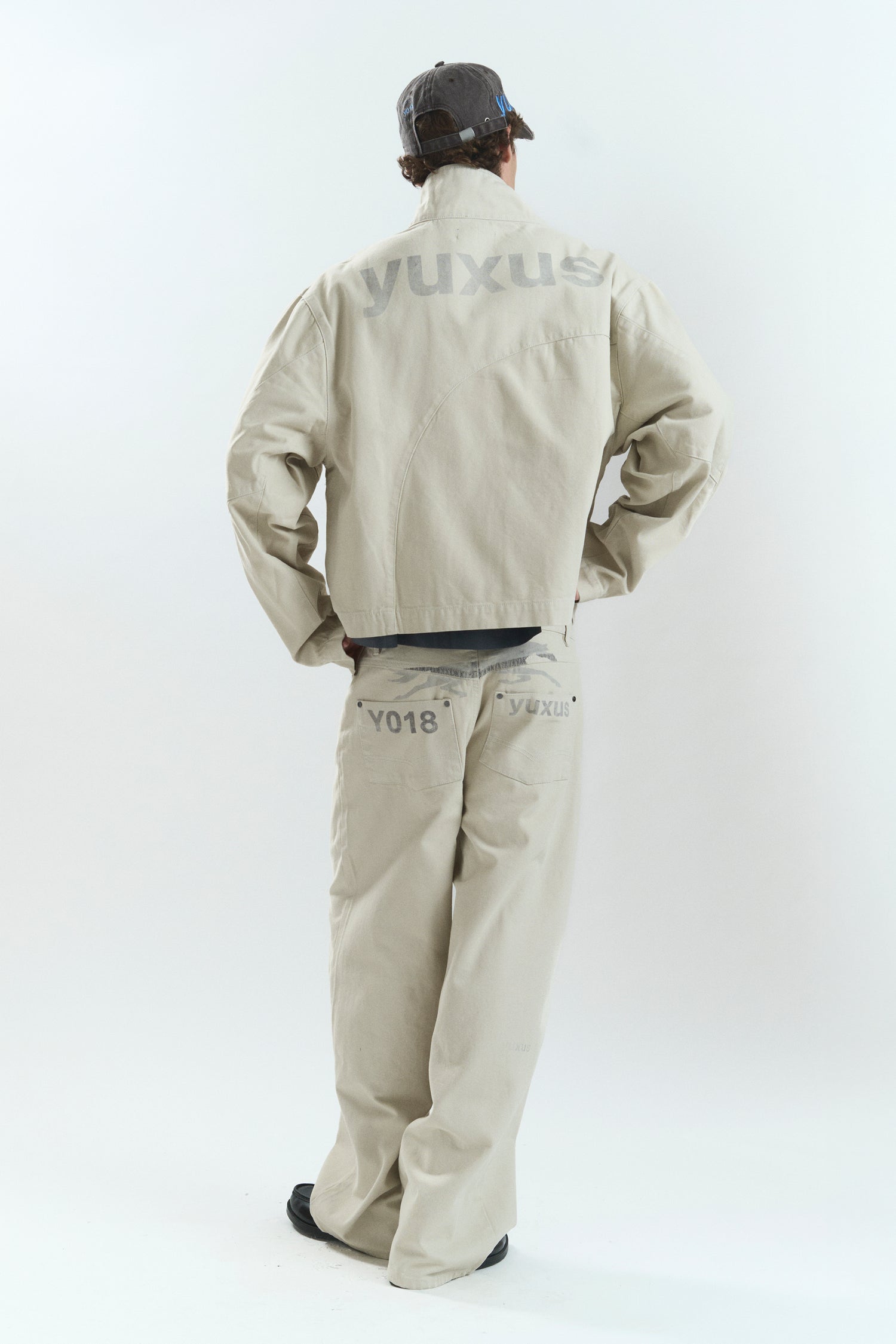 WASH "LOWERCASE" PANTS BEIGE