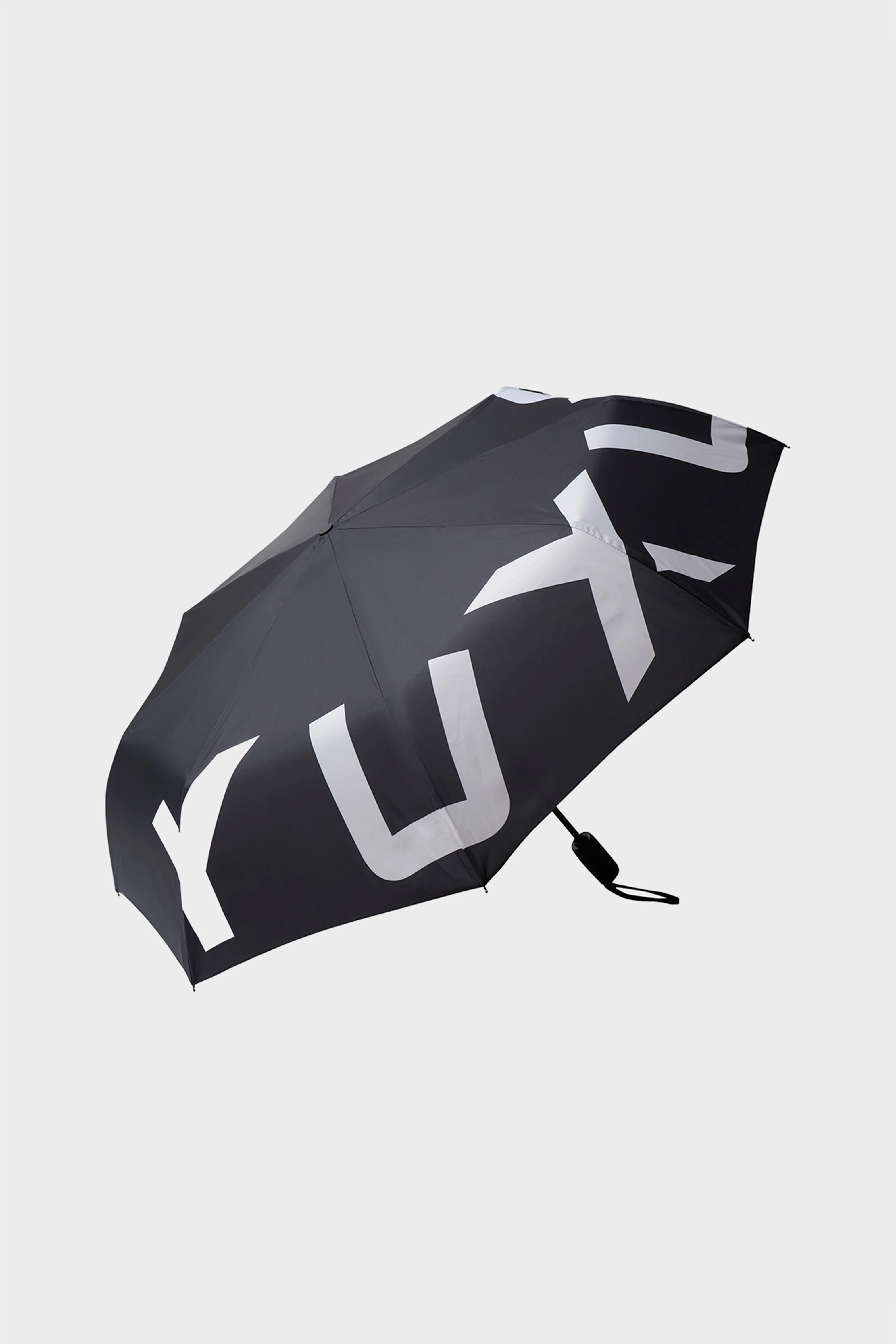 BLACK "GRAYSCALE" UMBRELLA