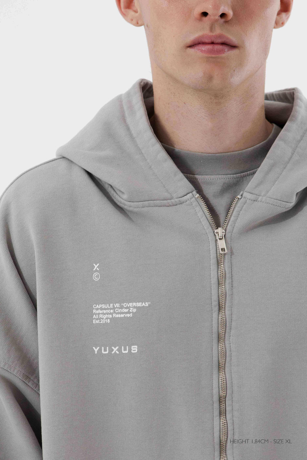 CINDER "OVERSEAS" ZIP - YUXUS