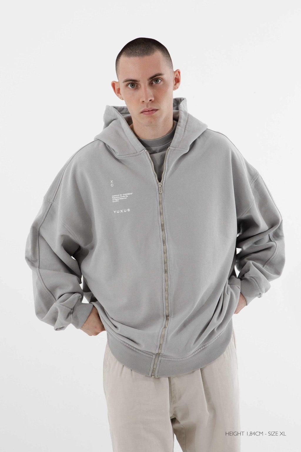 CINDER "OVERSEAS" ZIP - YUXUS