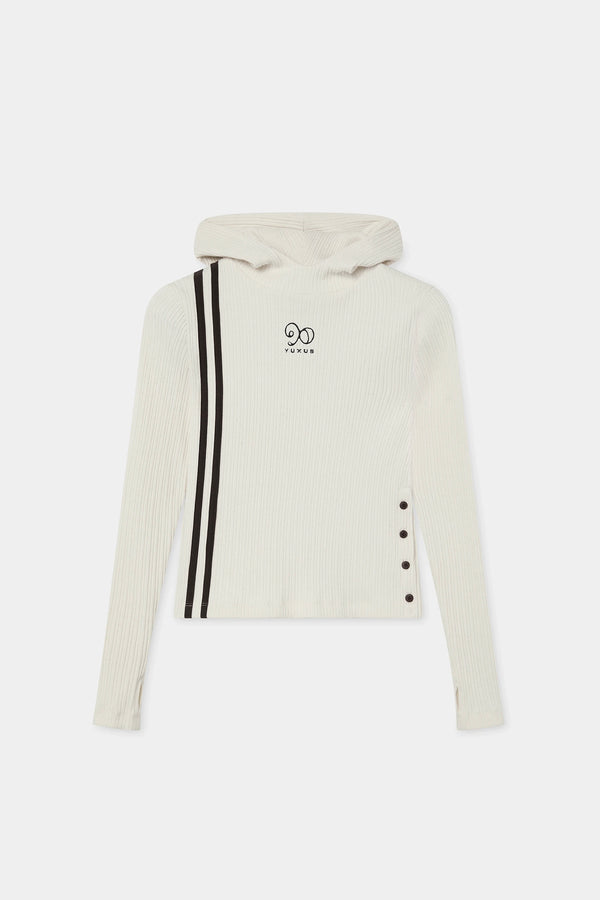 GREIGE "FORHER" HOODIE