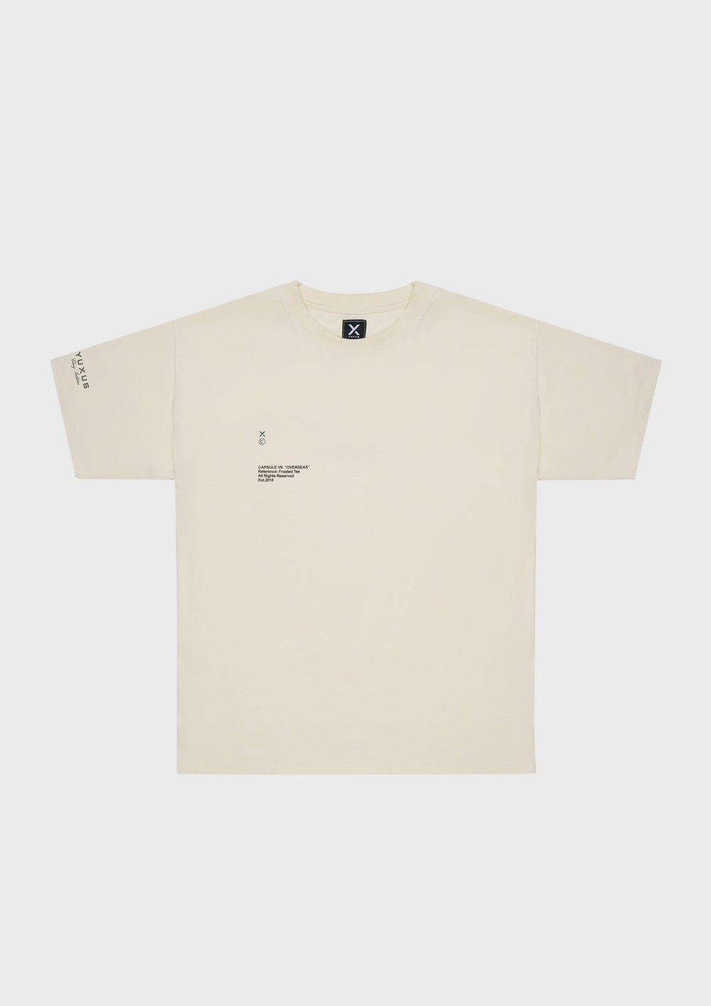 FROSTED "OVERSEAS" TEE - YUXUS