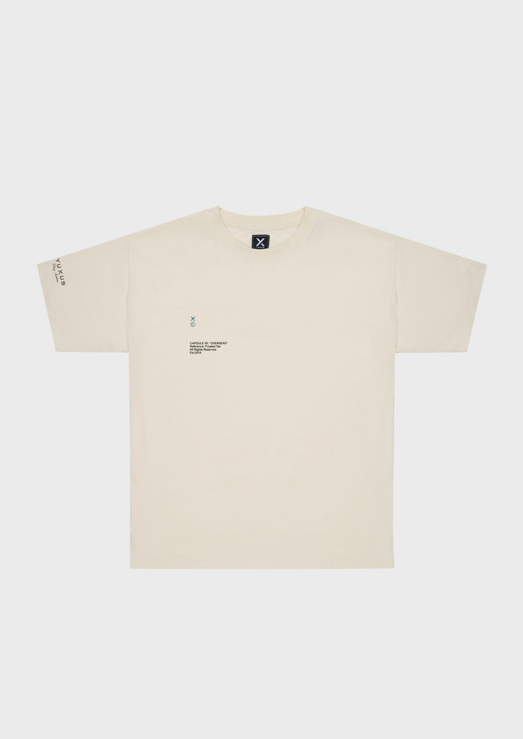 FROSTED "OVERSEAS" TEE - YUXUS