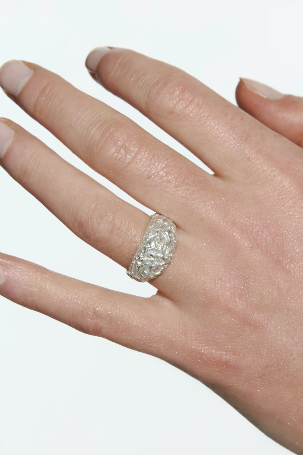 RUMPLE "CRINKLED 925" RING