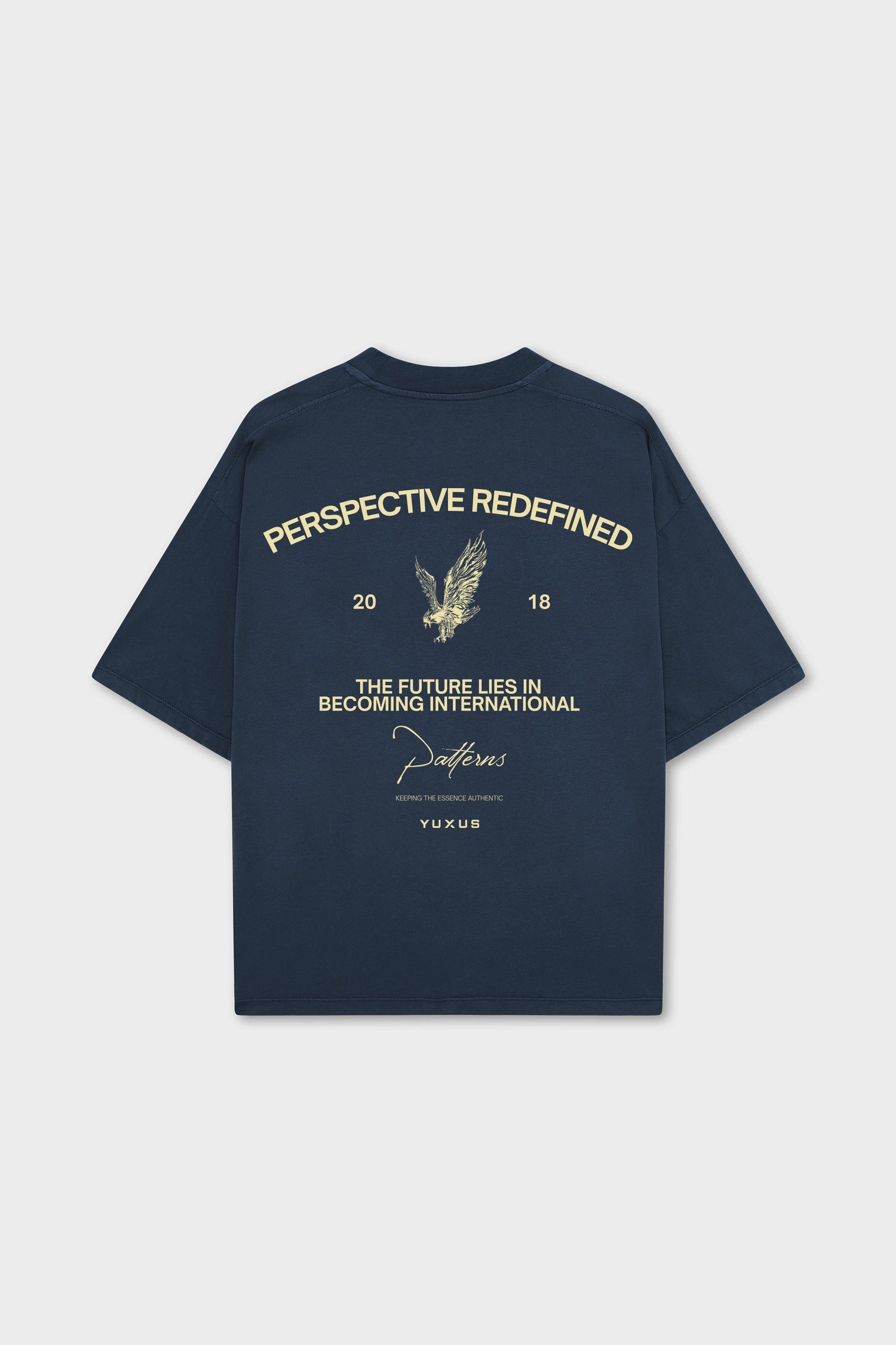 BEETLE "PATTERNS" T-SHIRT NAVY BLUE