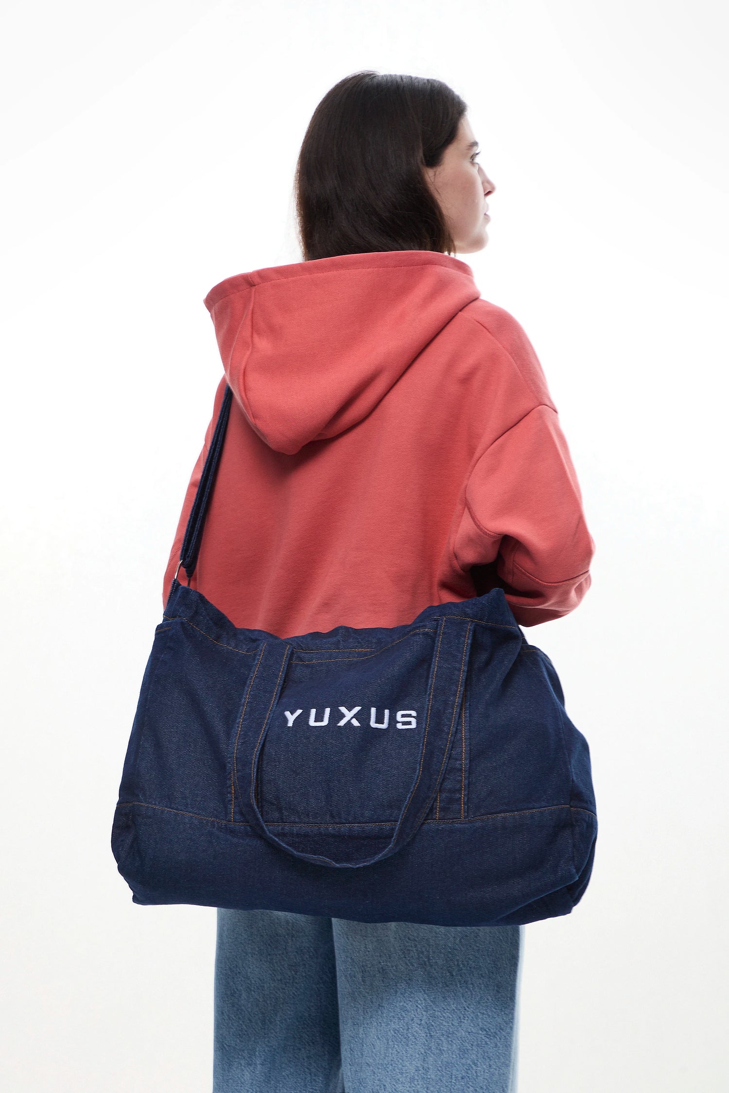 JEAN "THREADS" TOTE BAG